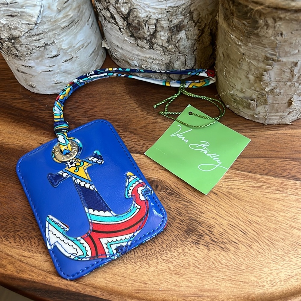 Luggage Tag Vera Bradley Seashore Marina Paisley
